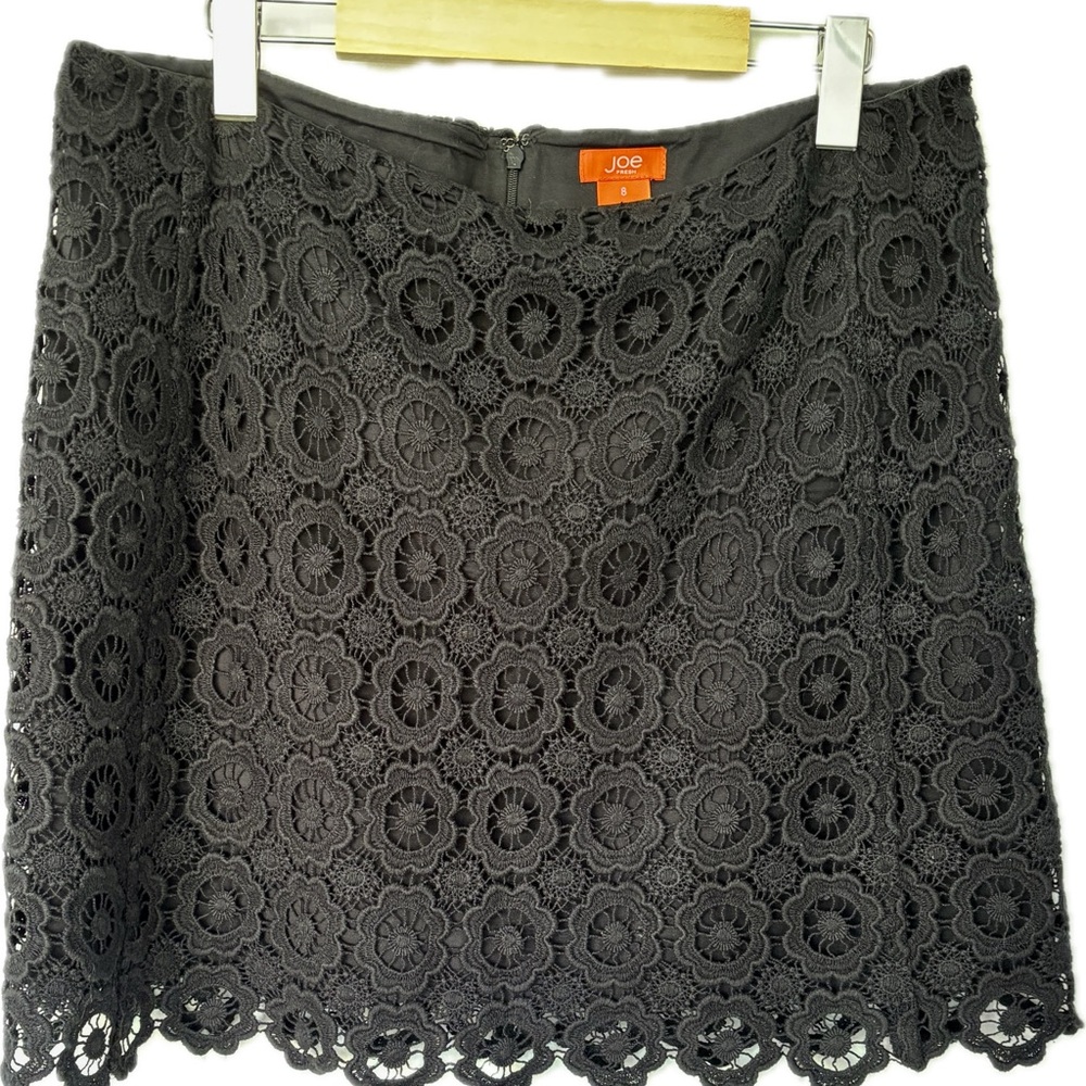 Women's Black Lace Skirt